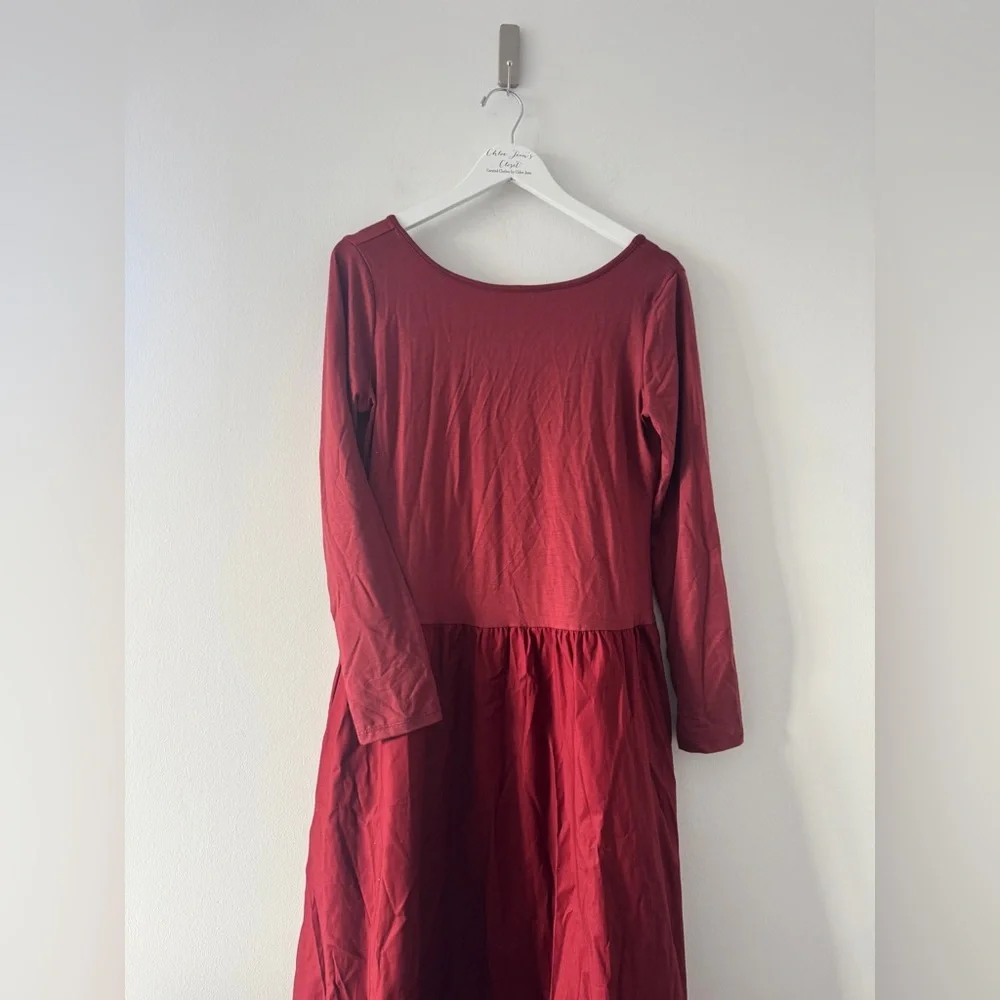 REFORMATION NWT Abel Knit Dress in Chianti XL - Picture 3 of 7